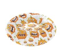Cartoon Cute Pumpkin Monsters Donut Cuddler Pet Dog Beds fluffier Dog Cave Bed for Extra Small Size Pets Supplies cama antiestrés para Perros