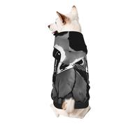 Cartoon Cute Raccoon Print Dog Hoodie For Small Dogs, Warm, Soft, And Breathable Sweatshirt, Easy To Wear Jumper, Pet Winter Weather Coat Pullover