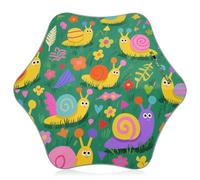 Cartoon Cute Snail and Flowers Colorful Kids Umbrella for Girls and Boys Rain & Windproof Umbrella with Reflective Strip (scenario) for rain windproof for outdoor