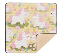 Cartoon Cute Unicorns Soft Thick Baby Activity Play Mat for Floor Waterproof Foldable Activity Gym Mat for Babies Infants Toddlers, 50'' x 50''gimnasio de actividades para