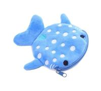 Cartoon Cute Whale Shark Coin Purse Kawaii Wallet Portable Plush Coin Bag Key Earphone Coin Organizer Pouch Zipper Bag Kids Gift