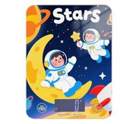 Cartoon Cute White Astronaut Portable Food Weight Scale 11lb/0.18oz, 5kg/5g Scale Kitchen with 4 Unit for Espresso Roasting Baking (Batteries not Included)