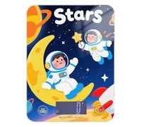 Cartoon Cute White Astronaut weight loss small kitchen scales for food 11lb/0.18oz, 5kg/5g kitchen scale cute with 4 unit for Soap Making Spices Soap Making (Batteries not Included)