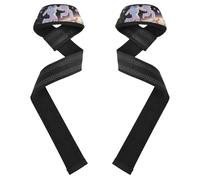 Cartoon Cute White Astronaut Wrist Wraps and Lifting Straps 26" Anti Slip Deadlift Straps Women for Workout, Gym, Powerlifting, Bodybuilding venda para muneca de la mano