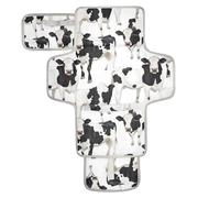 Cartoon Cute White Cow Reusable Baby Pee Pads with Tissue Pocket Portable Changing pad for Baby with Built-in Pillow cambiador de pa?ales para Bebes