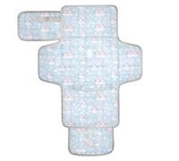 Cartoon Cute White Merry Christmas Snowman Reusable Baby Pee Pads with Tissue Pocket Diaper mat Changing pad Infant Travel Station Kit cambiadores de pa?ales para Bebes