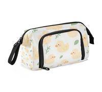 Cartoon Cute Yellow Duck Pencil Case Large Capacity Big Pencil Cases with Zipper for Boys Elementary