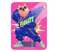 Cartoon Dancing Dog Hip Pop Neon Color food weighing digital food scales 11lb/0.18oz, 5kg/5g digital small scale with 4 unit for Soap Making roasting Baking (Batteries not Included)