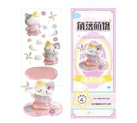 Cartoon Decals - 3D Stackable Stickers, DIY Layered Embellishments, Whimsical Character Scrapbook Layouts, Textured Raised Journal Accents, Arts & Crafts Supplies, Multicolored Miniature Pack