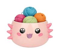 Cartoon Design Storage Organizer - Cute Yarn Bowl Dispenser, Crochet Yarn Bowls, Resilient Thread Guide, Special Novelty Desktop Caddy | Distinctive Knitting Solution For Knitters, Hobbyists, Home