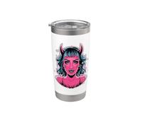 Cartoon Devilin for Female Devils and Gothic Girls Stainless Steel Insulated Tumbler