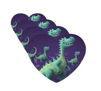 Cartoon dinosaur Car Air Freshener Cards for Women Men 4 Pack Cute Car Accessories Long Lasting Scent Car Diffuser Hanging Auto Aromatherapy Tablets Car Fresheners Gifts