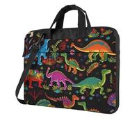 Cartoon Dinosaur Laptop Case 13 inch Shockproof Protective Notebook Case Portable Laptop Bag Waterproof Briefcase Bag for Men Women