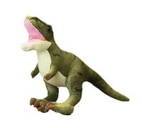 Cartoon Dinosaur Plush Toy Stuffed Tyrannosaurus Doll Soft Green Animal Plushie for Kids Boys Girls Simulation Stegosaurus Plush Figure Cuddly Playtime Pillow 30-40cm