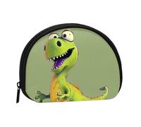 Cartoon Dinosaur Printed Coin Purse for Women Cute Small Change Wallet Mini Coin Purses Pouch with Zipper