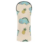 Cartoon Dinosaur Tropical Golf Club Head Cover Set Waterproof Headcovers with Interchangeable No. Tags for Driver cover para carro de golf
