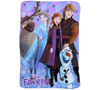 CARTOON Disney Frozen Children's Blanket 100 x 140 cm Soft Fleece Blanket 100% Polyester 220 GSM Warm and Light Ideal for Nursery Cot or Sofa