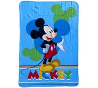 CARTOON Disney Mickey Mouse Soft Blanket for Children 100 x 140 cm Soft Fleece Blanket 220 GSM Warm and Light Perfect for Nursery and Cot