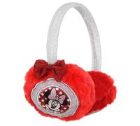 CARTOON Disney Minnie Mouse Ear Muffs Winter Accessory for Children Adjustable Headband Ear Protection from Cold Wind, red, One Size
