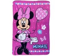 CARTOON Disney Minnie Mouse Soft Blanket for Children 100 x 140 cm Soft Fleece Blanket 220 GSM Warm and Light Perfect for Nursery and Cot