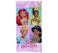 CARTOON Disney Princess Beach Towel Microfibre Polyester for Children 245gsm Size 70 x 140 cm Beach Pool