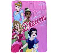 CARTOON Disney Princess Soft Blanket for Children 100 x 140 cm Soft Fleece Blanket 220 GSM Warm and Light Perfect for Nursery and Cot