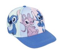 CARTOON Disney Stitch and Angel Hat with Visor for Children Adjustable Summer Cap 53 cm UV Protection