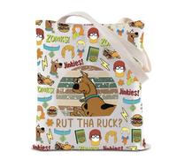 Cartoon Dog Inspired Tote Bag Rut The Ruck Reusable Grocery Shopping Bag Magical Kingdom Shoulder Bag (Ruck Tote)