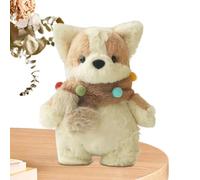 Cartoon Dog Plush Toy - Adorable Plush Animal for Cartoon Dog, Soft Plush Dog Toy | Cuddly Dog with Scarf, Plush Toy for and Women, Toy