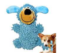 Cartoon Dog Plush Toys - Cartoons Squeaky Chew Doll for Puppies, Breeds with Enrichment Games, Pet Toy for Large Pets, Soft Fabric, Indoor Outdoor Use 4.72x3.94 Inches