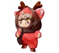 Cartoon Doll - Plush Doll | Stuffed Animal | Small Portable Size With Colorful Decorative Feature, Longtail Plush For Children Bedroom Table Decoration Gift Travel Display Use (12.5x11.5x28CM | 4.92x