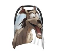 Cartoon Donkey Baby Car Seat Canopy Cover, Multi Use Breathable Nursing Breastfeeding Covers for Mom Soft Stroller Sun Shade Newborn Shower Gift