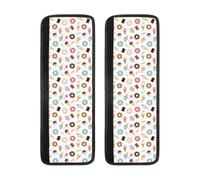 Cartoon Donut Ice Cream Candy Refrigerator Door Handle Covers Set of 2, Non Slip Adjustable Fridge Handle Covers, Appliance Handle Covers for Dishwasher Oven Kitchen Decor