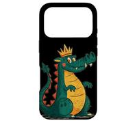 Cartoon Dragon Costume with Crown for Kingdom Lovers Case for iPhone 17 Pro