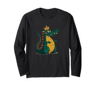 Cartoon Dragon Costume with Crown for Kingdom Lovers Long Sleeve T-Shirt