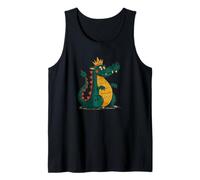 Cartoon Dragon Costume with Crown for Kingdom Lovers Tank Top