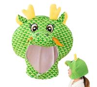 Cartoon Dragon Headgear - Breathable Costume,Accessory For Cosplay,long Lasting, Role Play | Quality Product Creative Dragon Head Cover For Chinese New Year Party Holiday Festival Fun