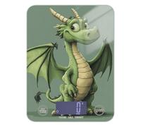 Cartoon Dragons Sage Green portable food scale cute 11lb/0.18oz, 5kg/5g kitchen scale small with 4 unit for Baking Keto Spices (Batteries not Included)