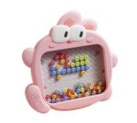 Cartoon Drawing Board Animal Pointillism Design ABS Cartoon Material Interactive Ballpoint Pen With Pattern Durable And Portable Suitable For Small Artists To (15.8x15.8x2.3cm)