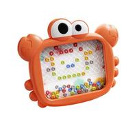 Cartoon Drawing Board Animal Pointillism Design ABS Cartoon Material Interactive Ballpoint Pen With Pattern Durable And Portable Suitable For Small Artists To (Orange, 16.4x13.7x2.5cm)