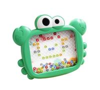 Cartoon Drawing Board Animal Pointillism Design ABS Cartoon Material Interactive Ballpoint Pen With Pattern Durable And Portable Suitable For Small Artists To (Green, 16.4x13.7x2.5cm)