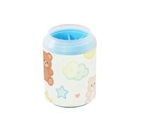 Cartoon Dreamy Beer Bunny Cute Portable Dog Foot Cleaner Cup Soft Silicone Bristles Essential For All Pets Owners for Medium to Large Dogs