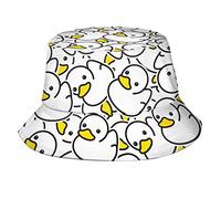 Cartoon Duck Bucket Hats for Women Men,Summer Fisherman Cap Travel Beach Hat Fashion Packable Sun Hat for Adults Teens, Cartoon Duck 4, One Size