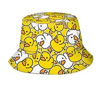 Cartoon Duck Bucket Hats for Women Men,Summer Fisherman Cap Travel Beach Hat Fashion Packable Sun Hat for Adults Teens, Cartoon Duck 1, One Size