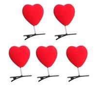 Cartoon Duck Hair Clip For Women Girl Festival Lovely 3D Animal Hairpin Party Side Pin Spring Hair Barrettes 5PCS