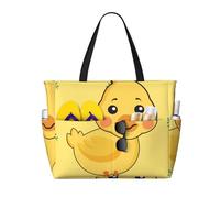 cartoon duck Multifunctional Beach Travel Bag Multi Pocket Fashionable Design Suitable for Various Outdoor Venues