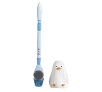 Cartoon Duck Toilet Brush - Diving Duck Toilet Brush | Refill Toilet Brush | 360°bendable Soft Silicone Flex Toilet Brush | Duck Toilet Brush Set | Duck Head Toilet Brush For Toilet