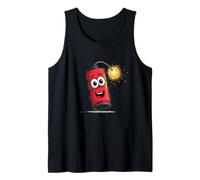 Cartoon Dynamite Face for Bomb Lovers Tank Top
