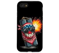 Cartoon Dynamite Pack with USA Colors Costume Case for iPhone SE (2020) / 7/8