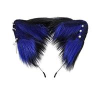 Cartoon Ear Shape Hair Hoop With Ear Studded Decors Girls Hair Holder Cosplay Party Headwear For Teenagers Adult Hoop For Woman Lovely Cartoon Animals Shaped Decorative Cute Colorful